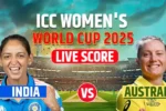 India vs Australia Women’s World Cup 2025 Live